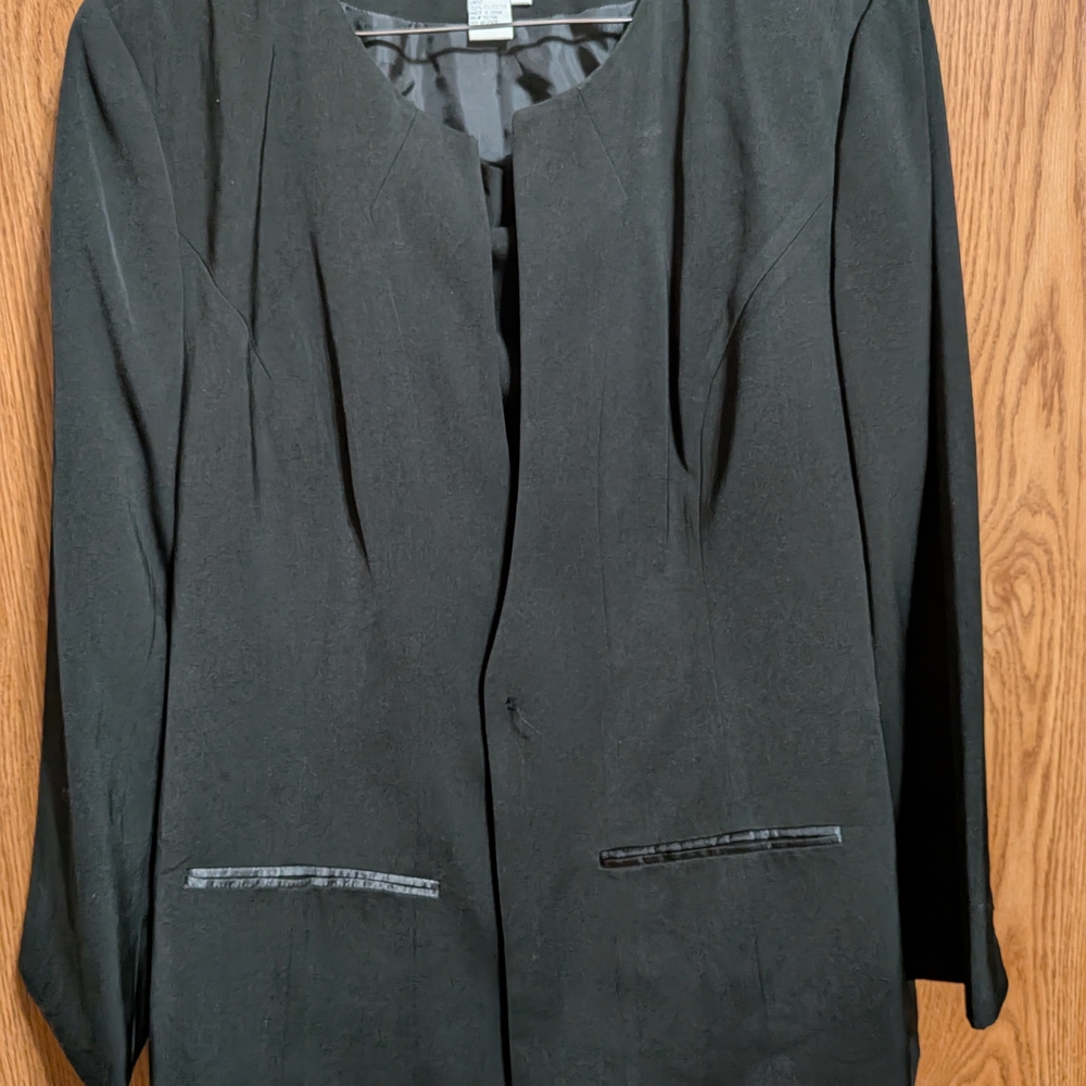 Elegant Black Woman's Suit